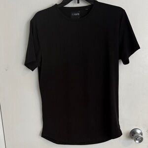 Cuts Clothing Black Short Sleeve Crew Neck Tee